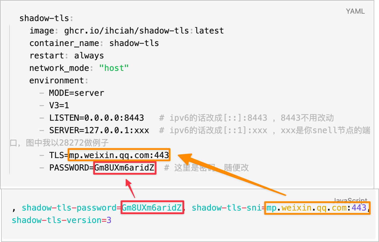 Surge && shadow-tls v3